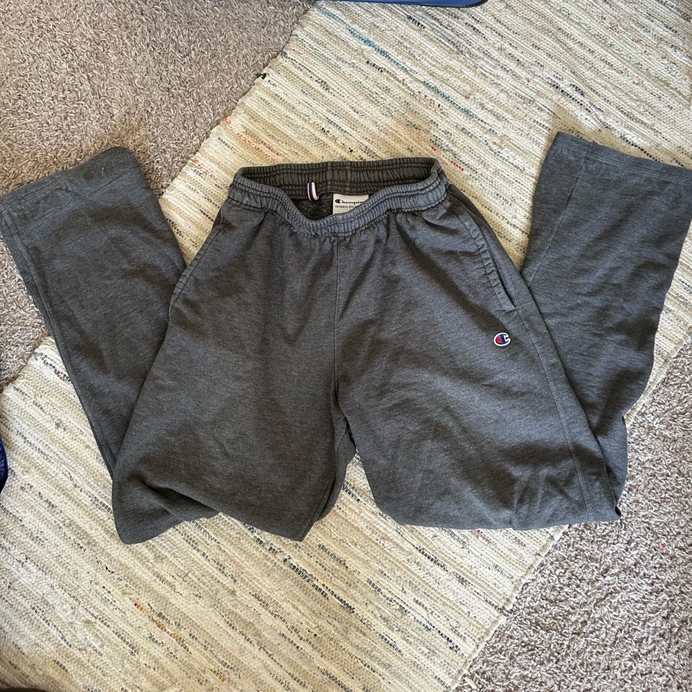 Men’s champion gray straight leg sweat pants